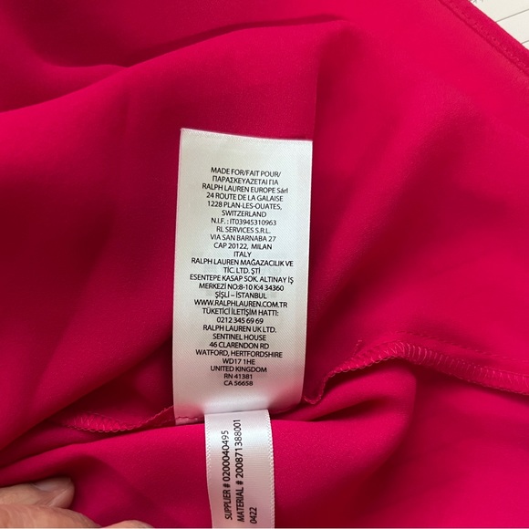 NWT Ralph Lauren Women's Floral Georgette Long Sleeve Dress Sz 2 $185 - Picture 10 of 12